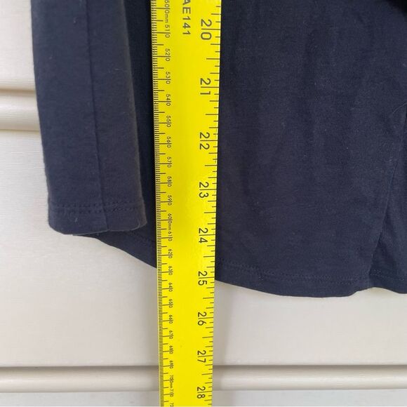 Deletta by Anthropologie Pinna Sleeveless Ruffle Trim Blouse Top Black Women's M - Picture 7 of 7